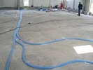 Izvođenje instalacije grijanja, vodovoda i kanalizacije u hali